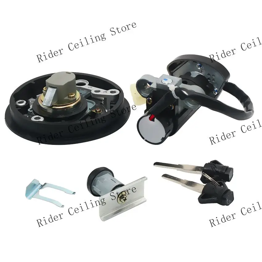 Motorcycle Ignition Switch Fuel Tank Cap Kit For Yamaha YZF R15 YZF155 2019-2021 OEM:BK7-WF478-00 B1P-WF461-00 B0T-H2501-00