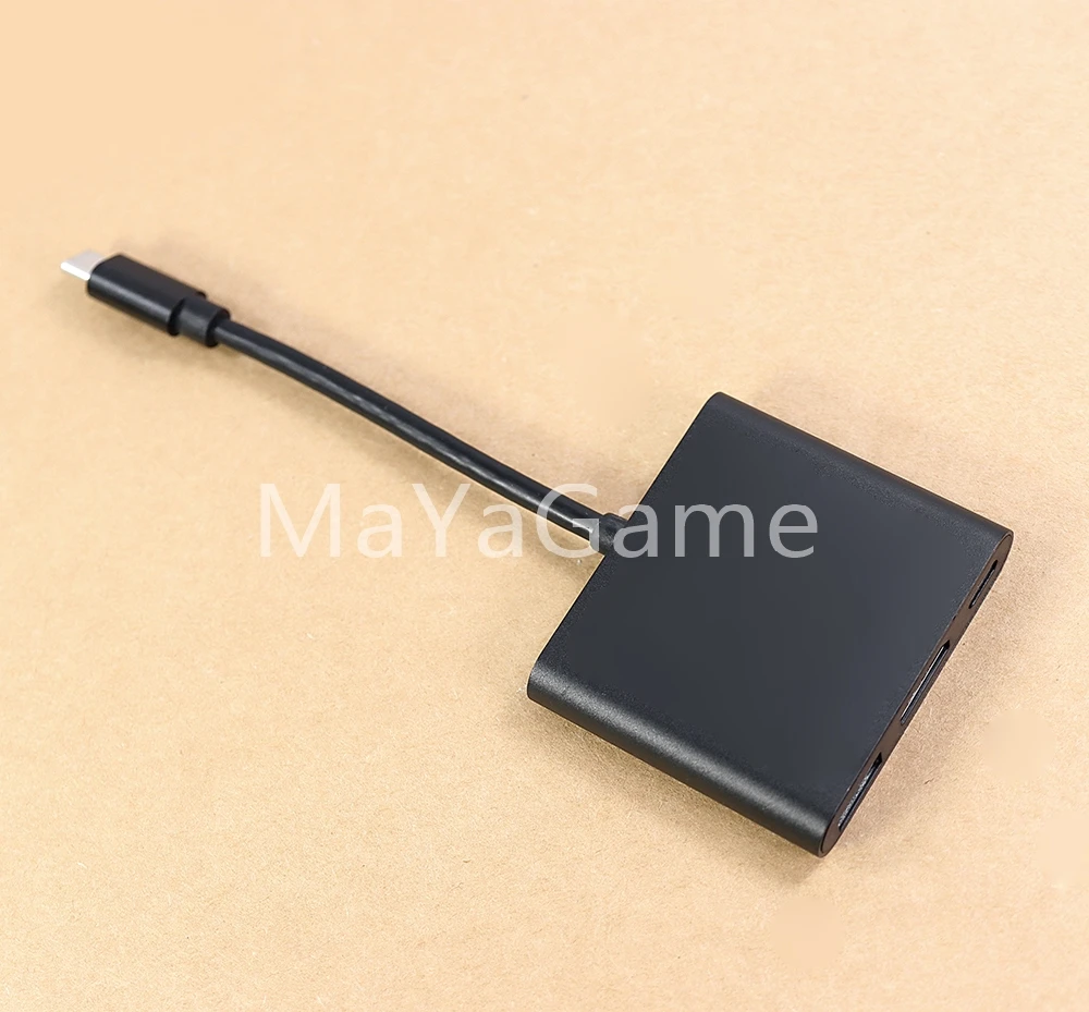 1pc ポータブルドック USB Type-C to HDMI 互換アダプターハブコンバーター 4K HD 転送スイッチ用