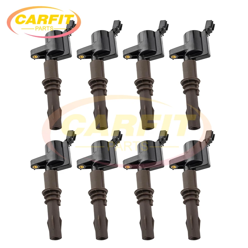 

8Pcs 8L3Z12029A DG521 Ignition Coils For Ford Expedition Explorer F-150 F-250 F-350 Mustang Lincoln Navigator Mercury 4.6L 5.4L