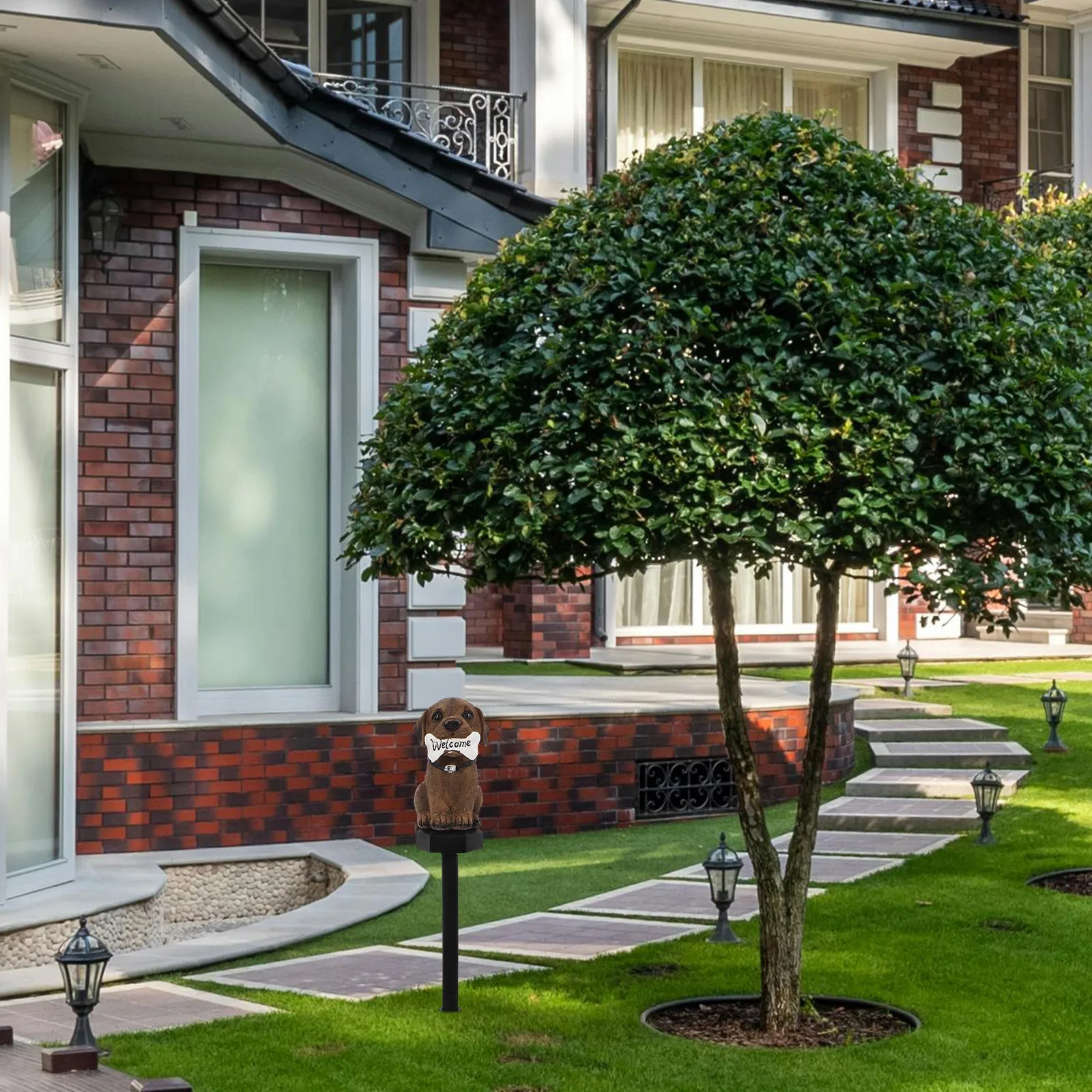 

Dog Shaped Garden Stake Lights Outdoor Lawn Lamp Decor For Yard Pathway Wedding Solar Powered Garden Light Outdoor Solar