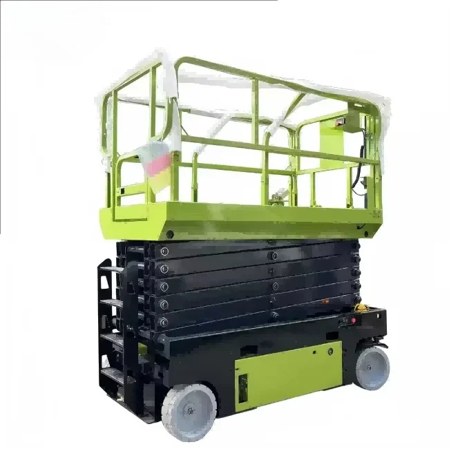 YG Customized Scissor Lift Large Platform Electric Outdoor Aerial Work Platform 6.8-20m Working Height Pendant Remote Control