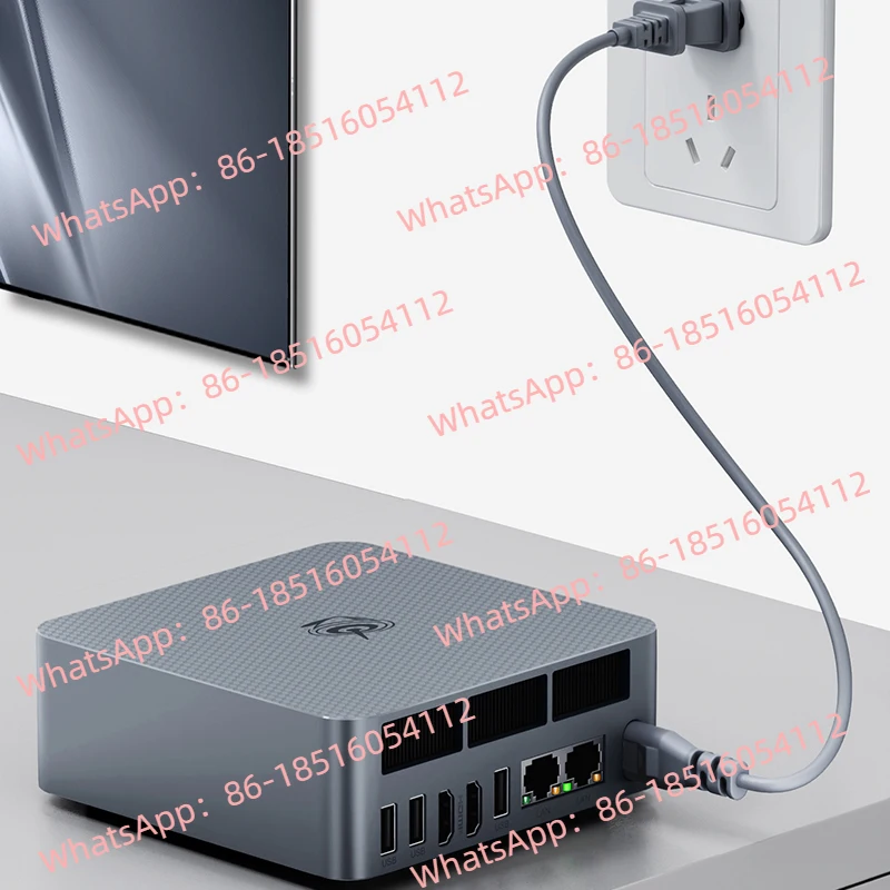 

EQR7 Mini Host AMD Ryzen 7 7735U Ультра тихий встроенный блок питания Настольный компьютер для бизнеса и офиса