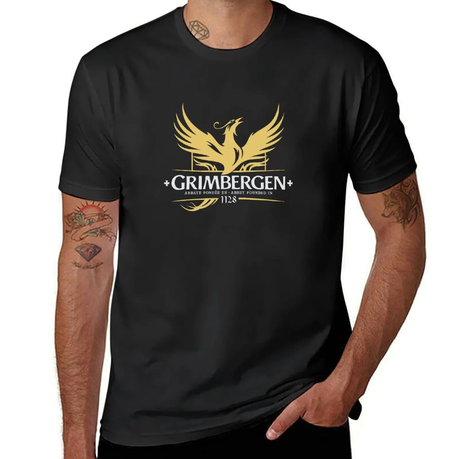 

grimbergen beer T-Shirt cute tops sports fans blanks mens big and tall t shirts