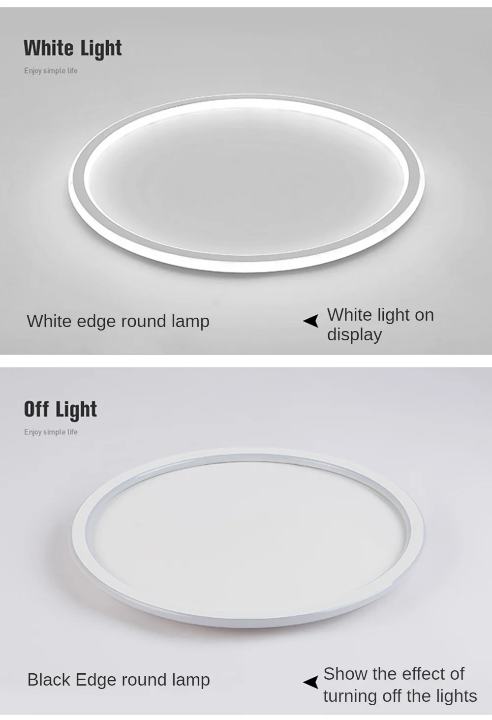 Nordic Minimalist LED Ceiling Light For Bedroom Living Room Aisle Study Room Balcony Circular Remote Control Lighting Chandelier