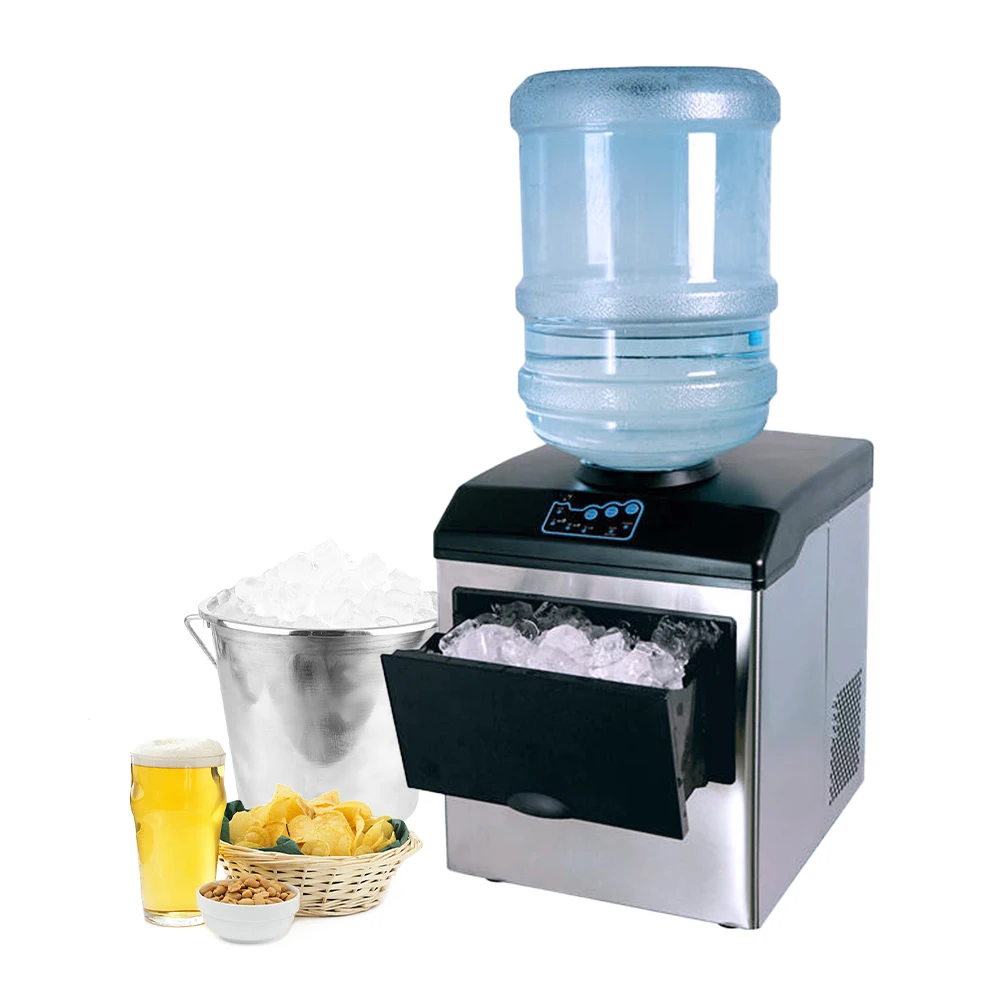 

Hot Sale 22kg Mini Instant Ice Maker Portable Ice Maker 180W Countertop Crystal Refrigerator Ice Making Machine Cube Maker