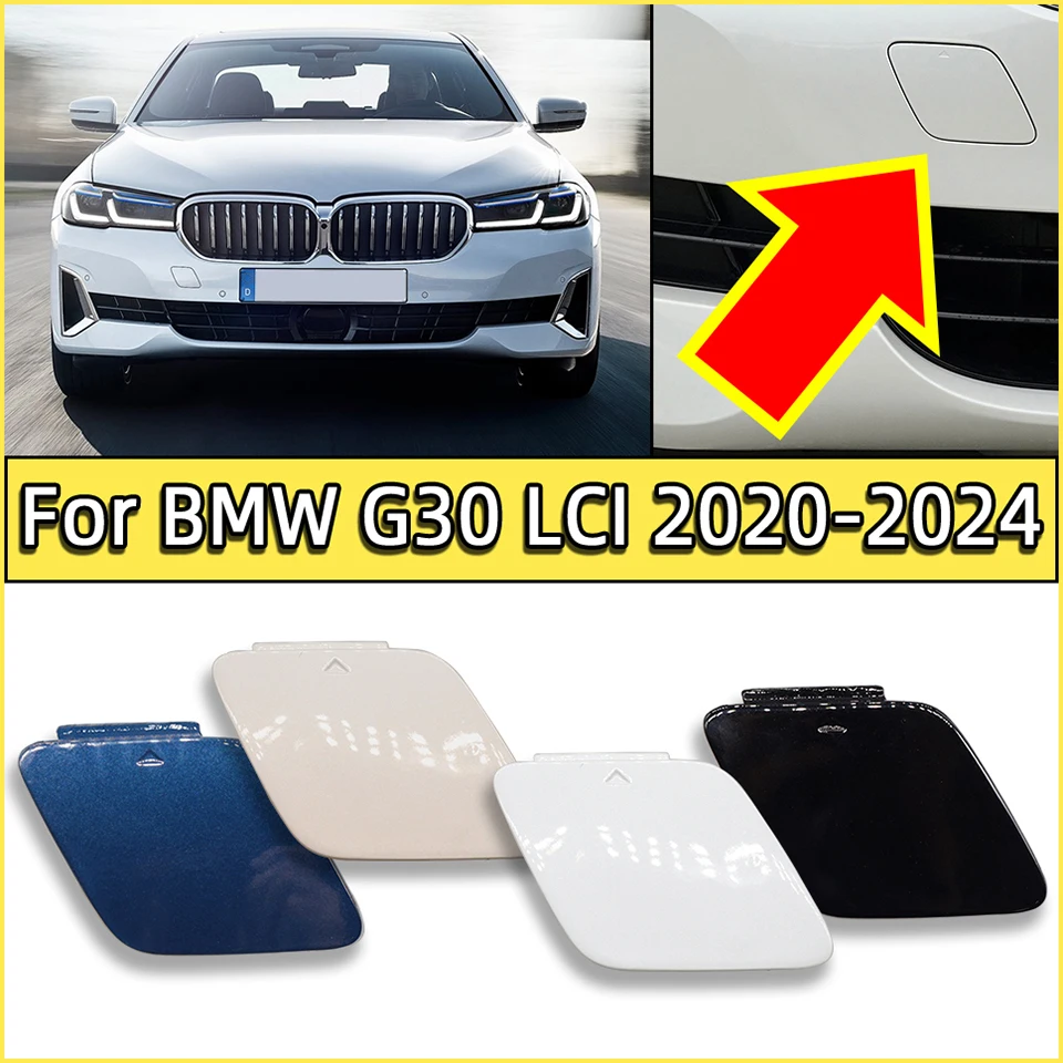 

For BMW 5 G30 LCI 2020 2021 2022 2023 2024 520i 530i 550i Front Bumper Towing Hook Cover Cap Shell 51119852209 51115A29948