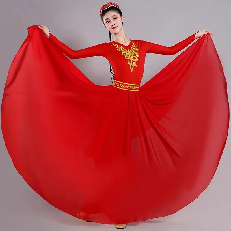 Xinjiang dance costumes, performance costumes, ethnic minorities, opening dance art test performance costumes