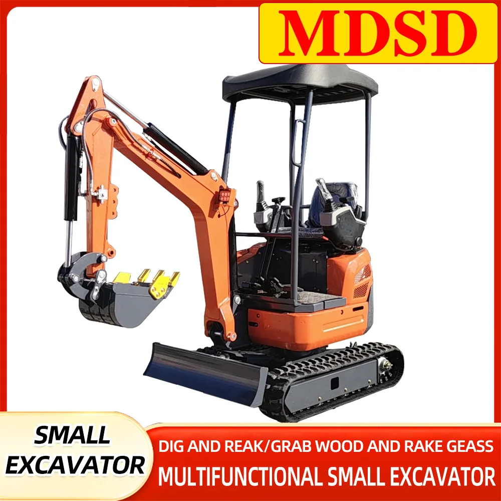 الجملة 0.8-2 طن حفارات صغيرة تسليم سريع آلة حفار صغيرة متعددة الوظائف محرك EPA حفارة صغيرة شحن مجاني