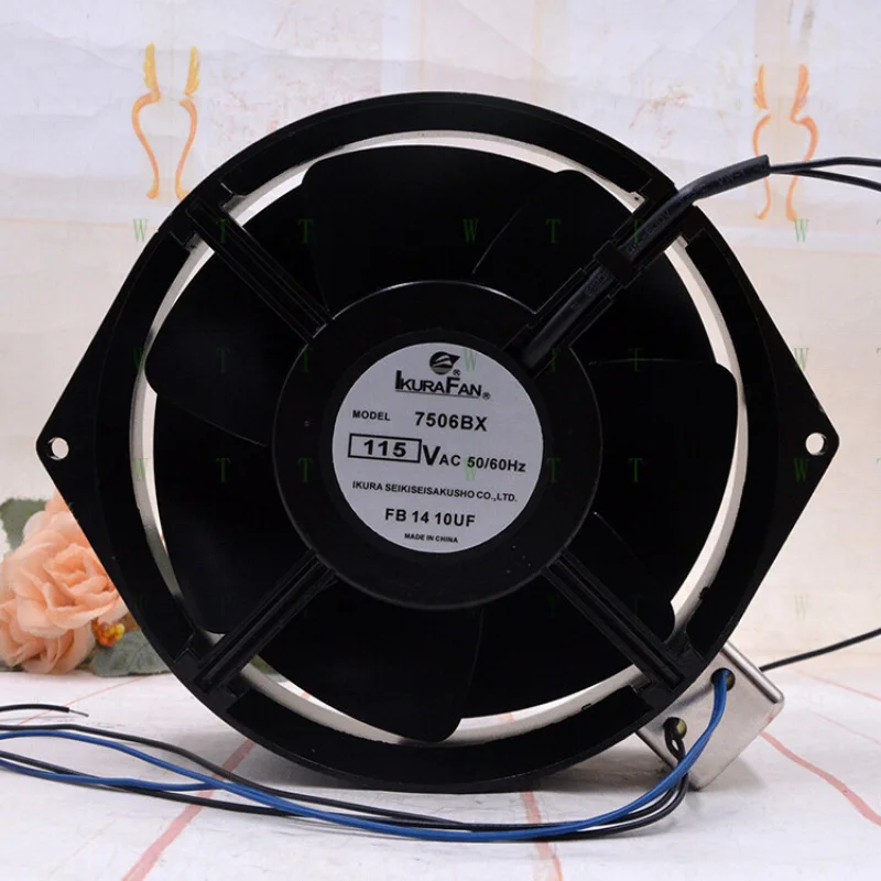 H 1 pcs lKURAFAN 7506BX 115V17050 Stopped detection eye type all-metal cooling fan