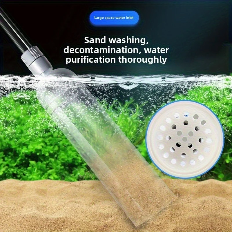 Langlebiges Aquarium-Saugpumpen-Set für Einfache Wasserwechsel & Sandreinigung Effizientes Aquariumpflege-Werkzeug mit Flexiblem Schlauch – Detail 23