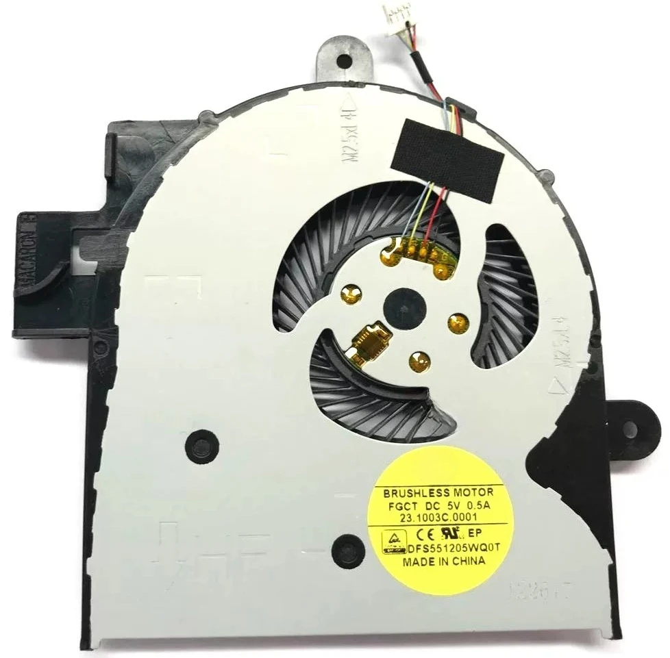 B=For Replacement CPU Cooling Fan  HP Envy X360 15-bk M6-W M6-W010DX M6-W101DX M6-W102DX Series 4-Pin 4-Wire 807524-001