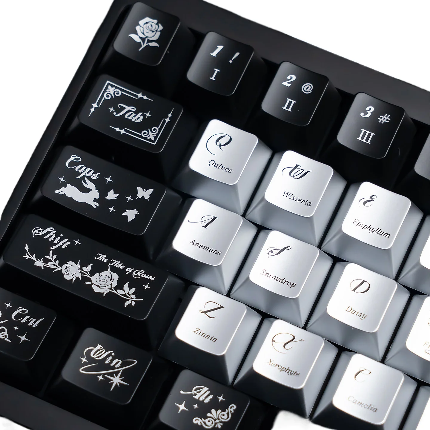 URE Original Night Pearlescent Metal Mechanical Keyboard Keycaps Customized Magnetic Switches PC Material UV