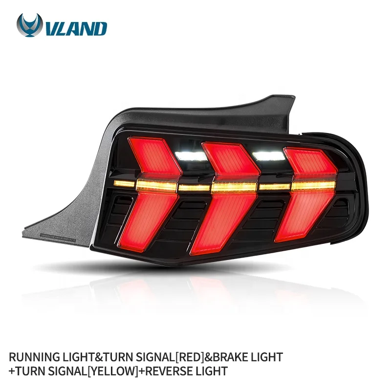 IP67 Waterproof LED Rear Taillamps For Mustang 2010-2012 Boss 302 GT V6 Modification Lamp Accessories