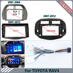 For TOYOTA 2002-2012 RAV4 Car Radio Android DVD Stereo screen multimedia video CD player navigation MP3 MP5cables Harness frame