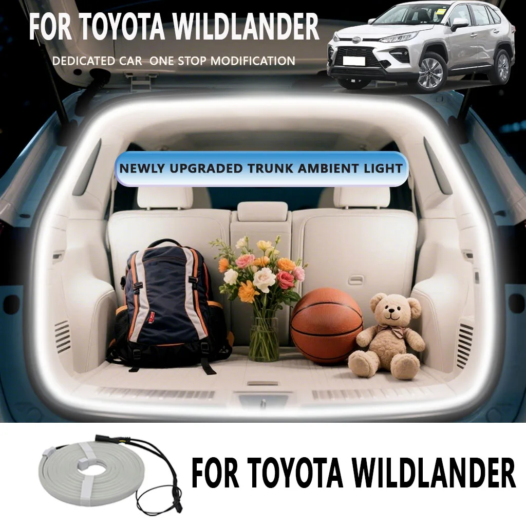 

FOR TOYOTA WILDLANDER Rear Trunk LED Light Bar Strips Trunk Interior Decorative Lamp Strip Luggage Atmosphere Light