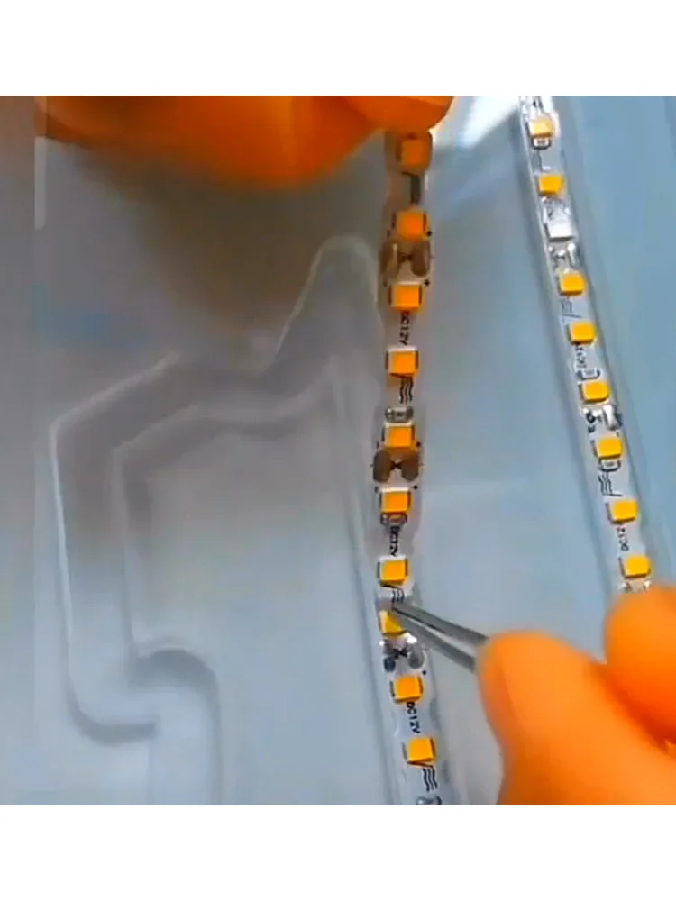 Bande Led Flexible pliable bandes Led en forme de S 120 LED/mètre 6mm para bricolage bande lumineuse Flexible pliable lettre de signe néon