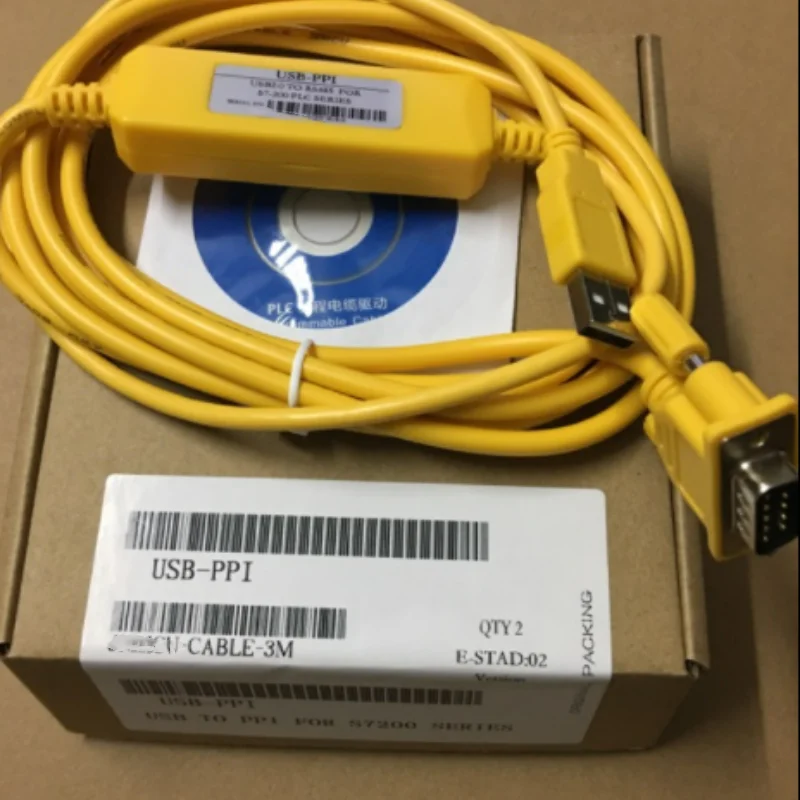 USB-PPI PLC Programming Cable USB to RS485 Adapter For Siemens S7-200 PLC USB PPI Download Cable