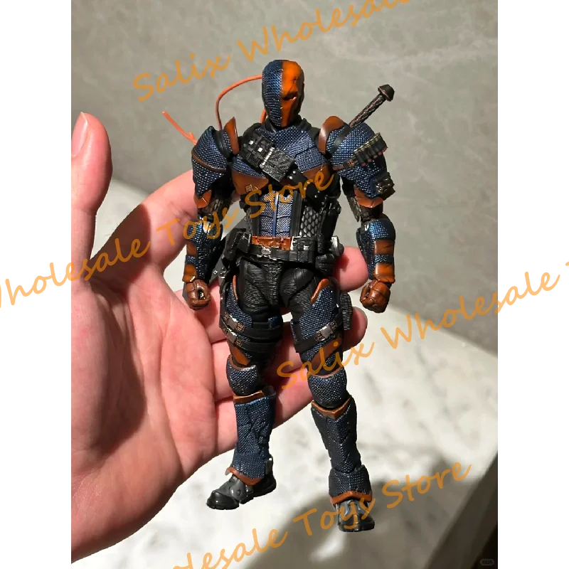 Original Lpzz Toys U-P-Finegures 1/12 Dc002 Deathstroke Arkham Knight Finished Modle Deathstroke Action Anime Figure Gifts Toys