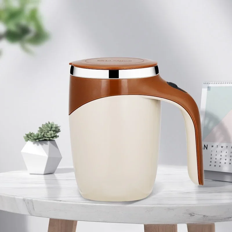 

Stainless Steel Warm Bottle Cup Coffee Mug With Mixing Rod Self-Stirring Milk Mixer Automatic Mixing Cup Rotating Water Cup