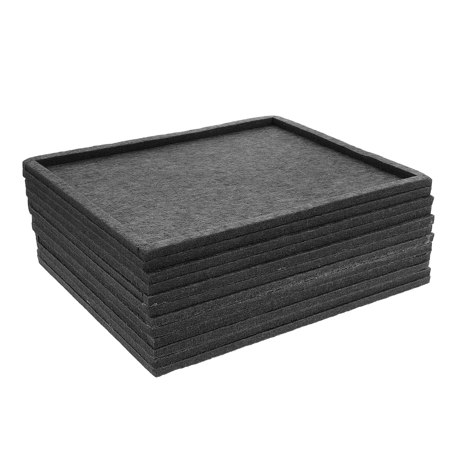 Felt Jigsaw Storage Tray Puzzles Stackable Sorting Trays Multipurpose Organizer