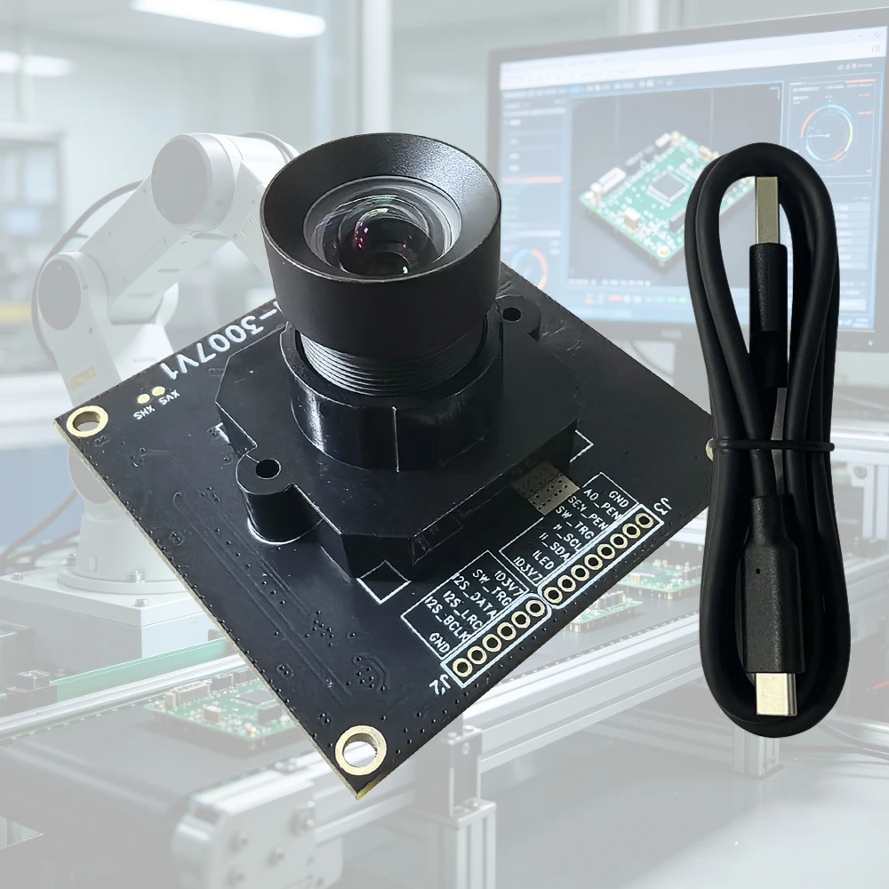 IMX678 USB Camera Module for Raspberry Pi 8MP 4K 60FPS Industrial Camera USB3.0 Driver-Free CMOS 55 40 93 95 118 123 150 Degrees