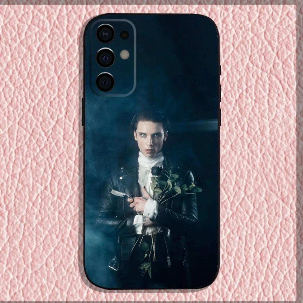 حافظة بقشرة ناعمة سوداء لهاتف smarsung ، Andy B-Biersack حجاب عرائس BVB ، S24 ، S21 ، S22 ، S23 ، S30 ، Ultra ، S20 ، Plus ، Fe ، Lite ، Note ، المؤتمر ، 5G