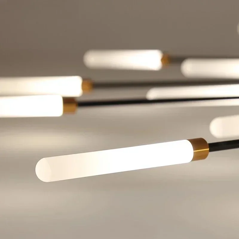 ازدهار غرفة نوم الثريا قلادة Led مصابيح لغرفة المعيشة سقف مصباح معلق تأثيث المنزل الإضاءة