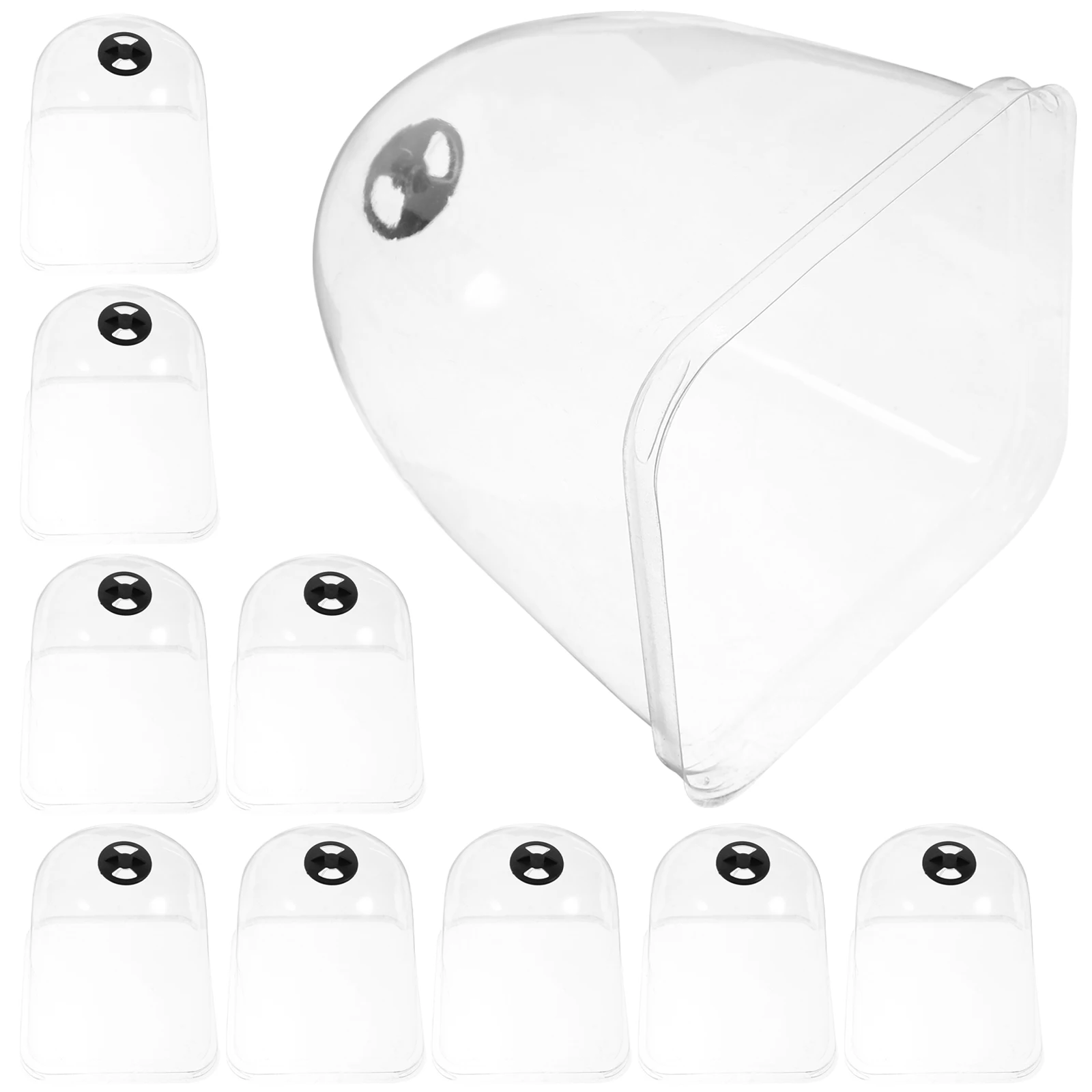 

10 Pcs Insulation Cover Vegetable Dome Plants Planter Cloche Greenhouse Humidity Domes for Mini Garden Gardening Tool