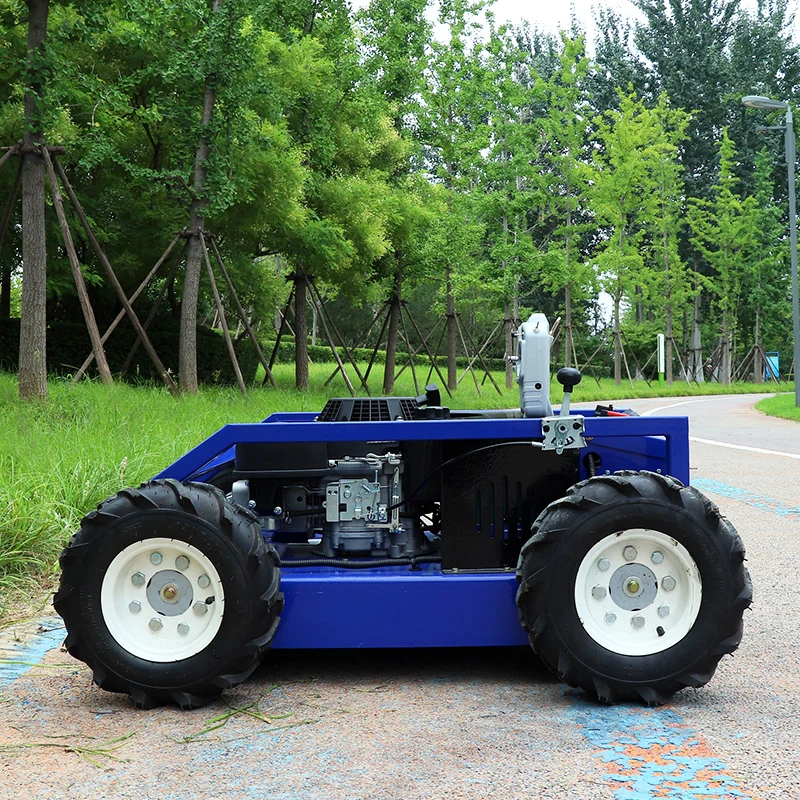 Customized New Arrivals !!! CE EPA zero turn TZ550 500mm wheel lawn mower for grass cutting remote control lawn mower robot