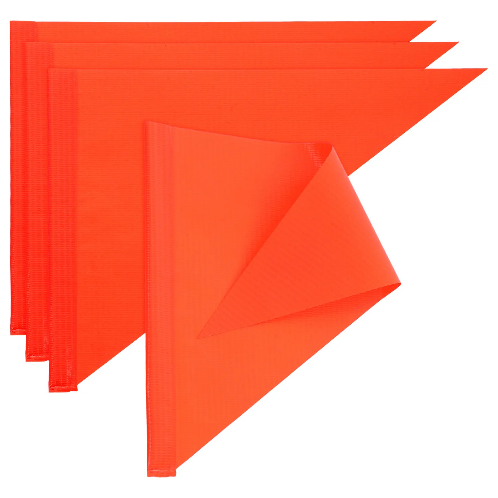 4Pcs Bicycle Safety Flags Triangle Replacement High Visibility Waterproof Kids Scooter Warning Pennant Accessories