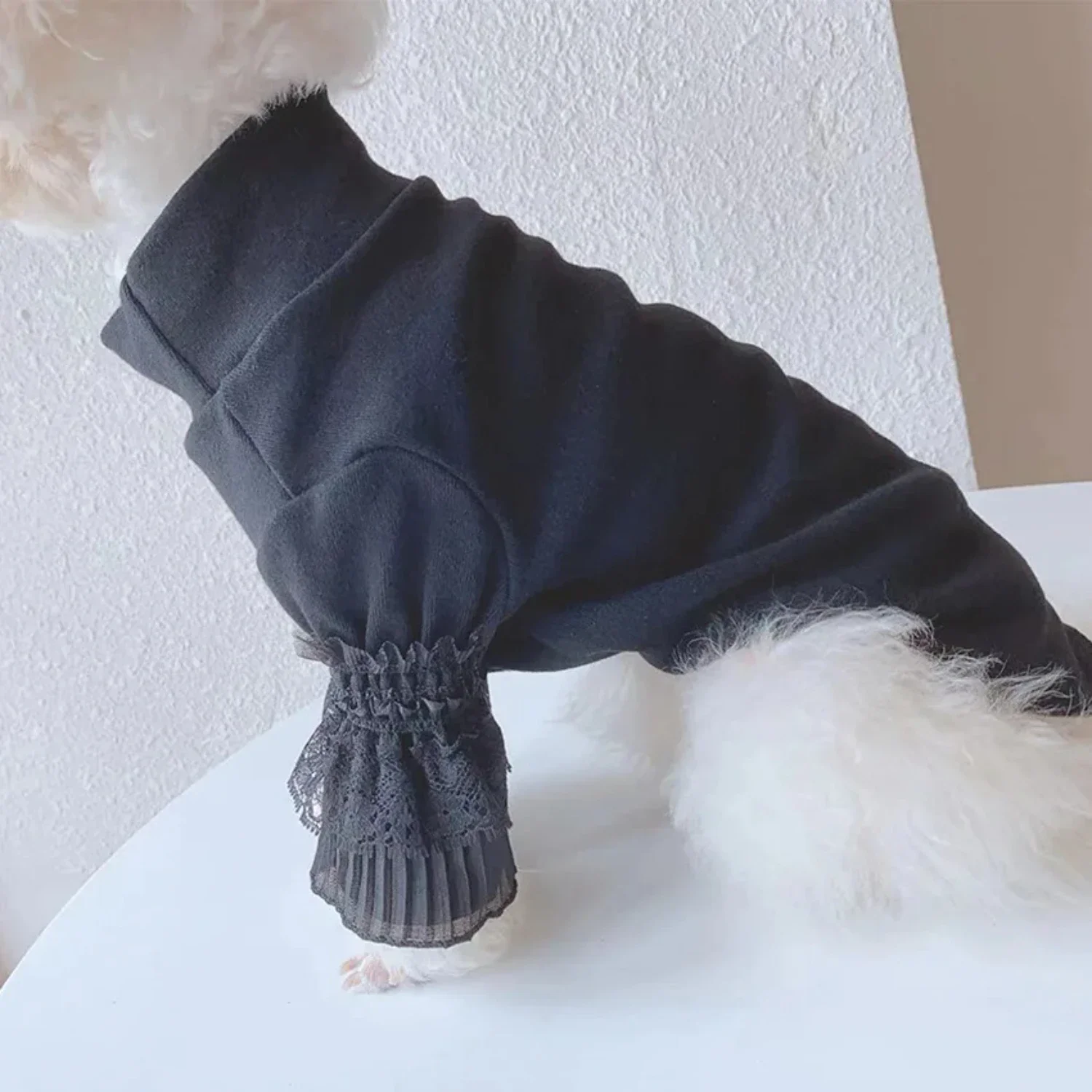 Stay stylish and warm all winter season with this chic, trendy, and cozy pet sweater for Yorkies, cats, and small dogs. Keep you