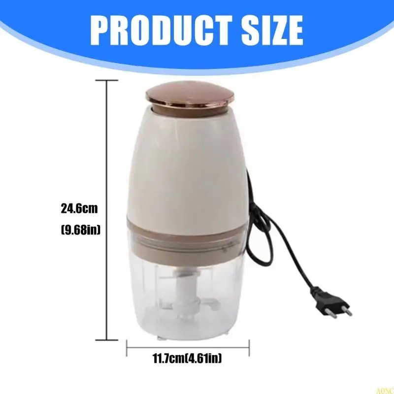 A0NC効率的なキッチンフードカッターポータブル電気肉グラインダー日常の調理ニーズに合わせて野菜カッターを使いやすい