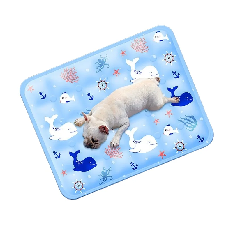 Summer Pet Dog Cooling Mat New Upgraded Waterproof Animal Cat Travel Pads Dog Sleeping Bed Breathable Ice Blanket Pad