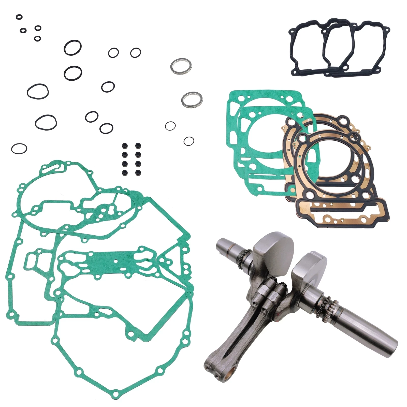 ENGINE ACCESSARY CRANKSHAFT Engine Gasket Kit For CAN AM BRP 1000 OUTLANDER ATV UTV QUAD BIKE 420219736 420219735