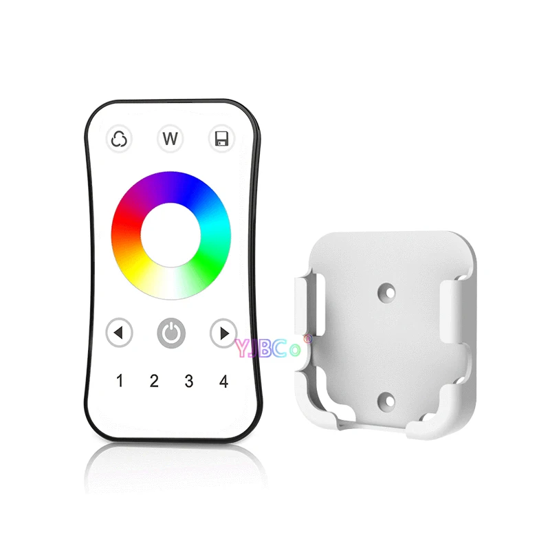 Skydance RGB RGBW LED Strip Controller Ultrathin Touch Wheel Remote Switch R8-1 1 Zone or R8 4 Zones Wireless 2.4G RF dimmer