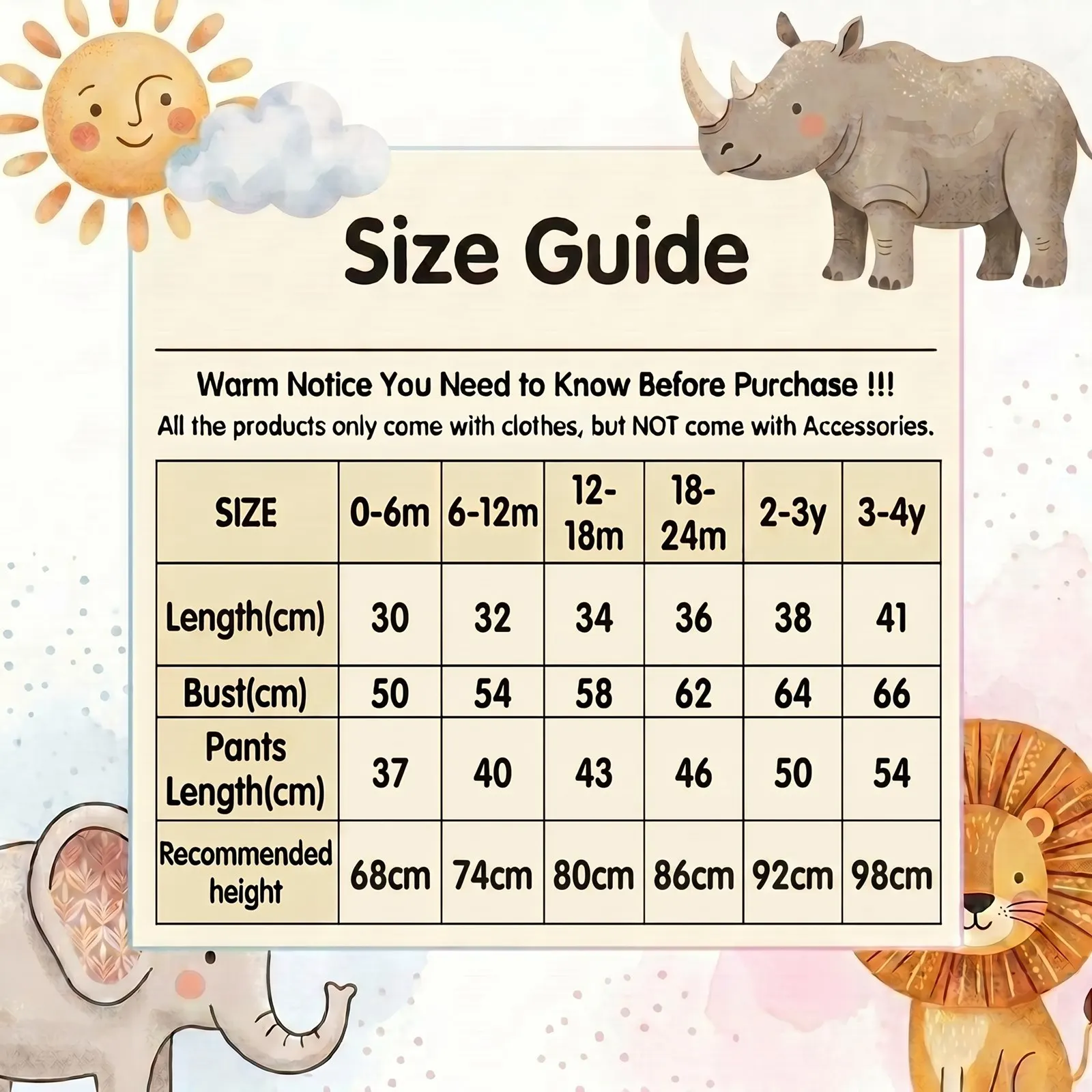 Pajamas Clothing Sets Long Sleeve Tops + Pants 2Pcs Girls Baby Boys Cotton