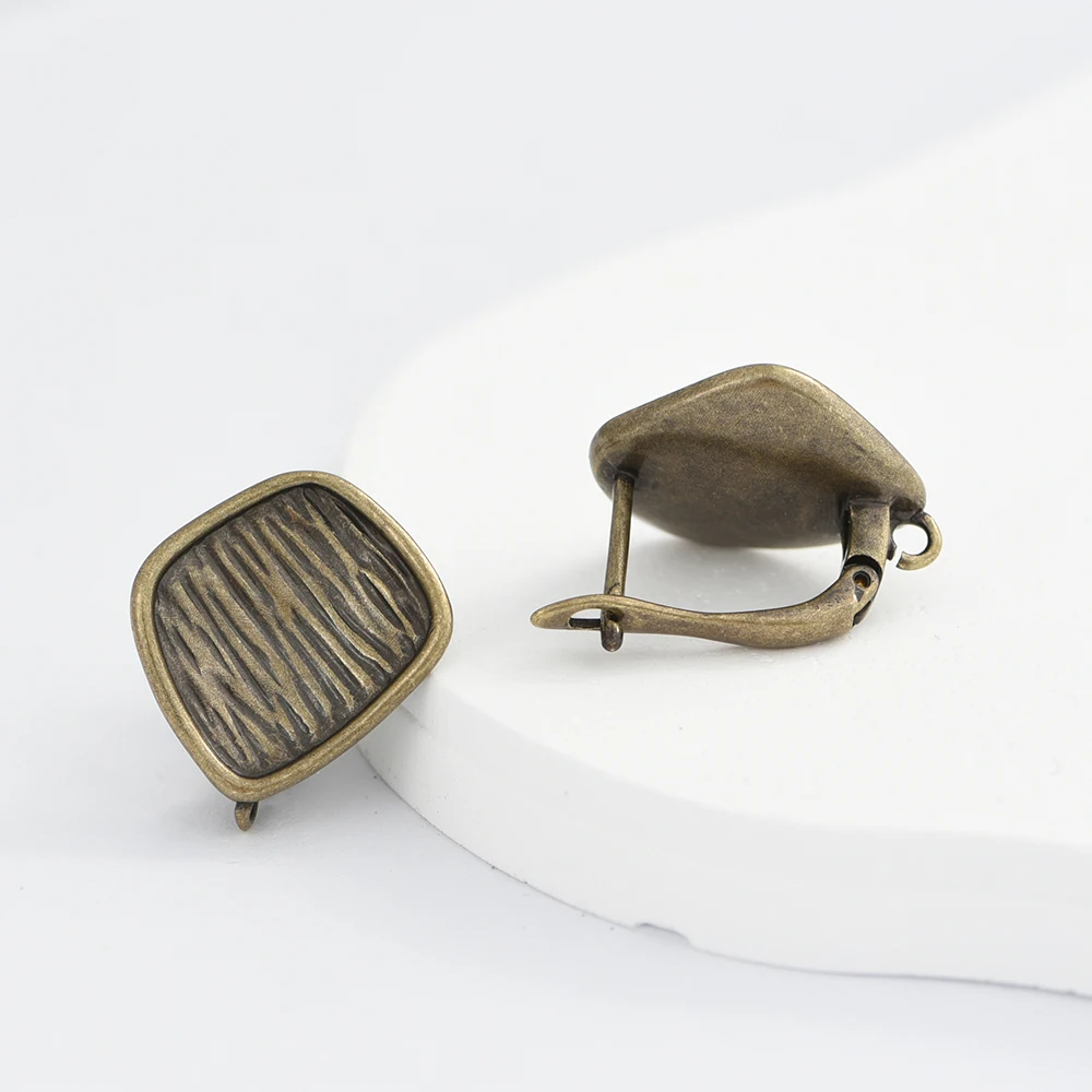 33 Stile YANASI NEU 1 Paar Antik-Bronze Ohrring-Haken für DIY Schmuckherstellung Zubehör Großhandel – Detail 2