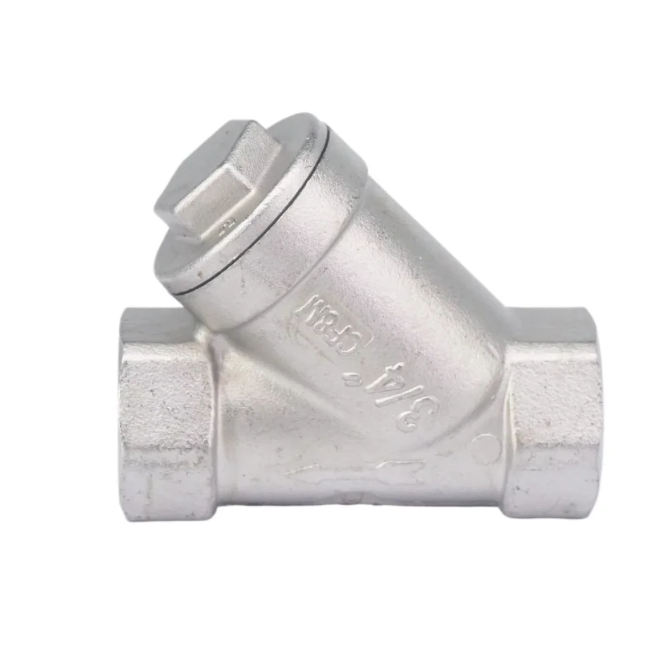 1/4 "3/8" 1/2 "3/4" 1 "1-1/4" 1-1/2 "BSP Weibliche 304 Edelstahl Inline Y Filter Sieb 1,6 MPA -20 zu 230 Grad C – Detail 3