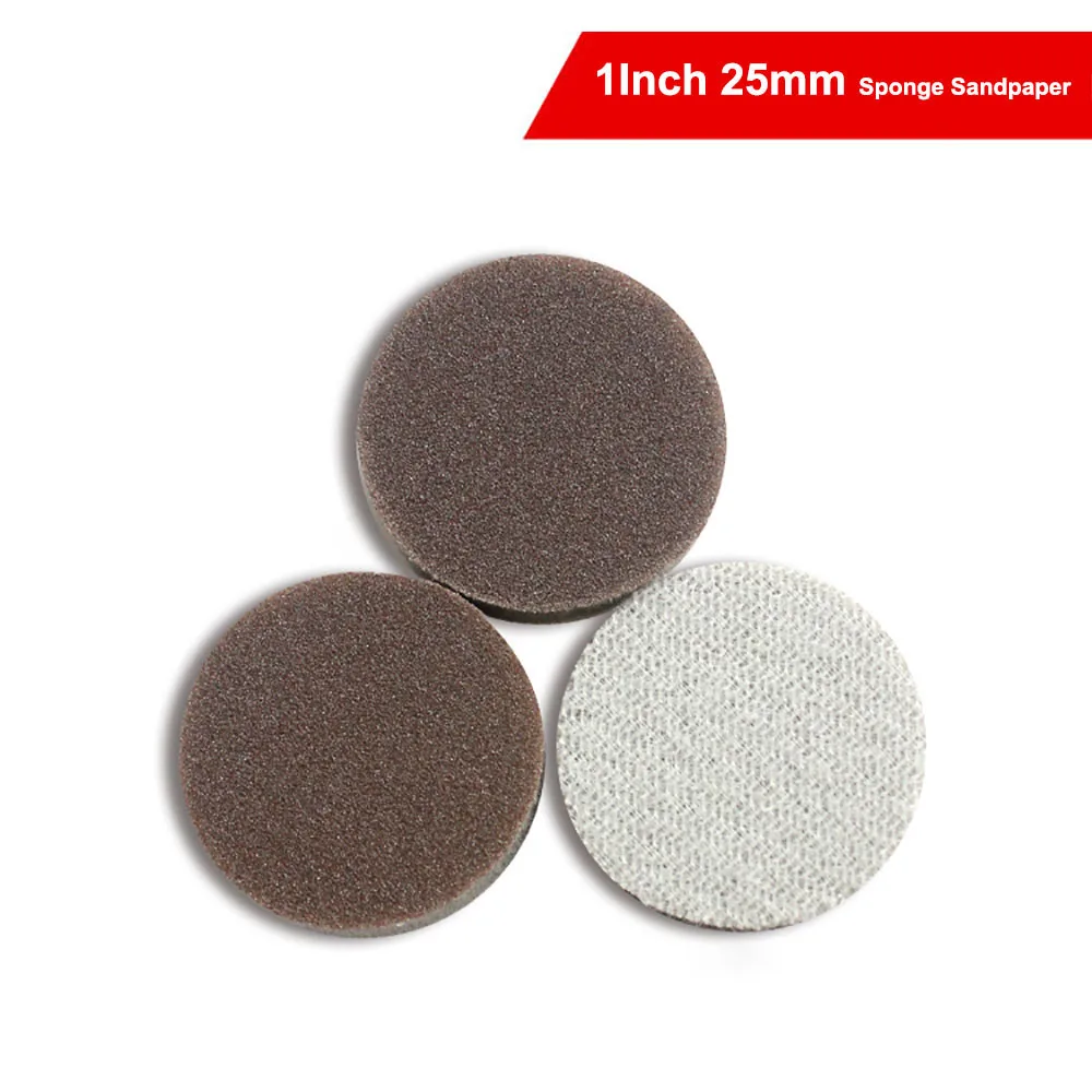 1 Inch ~5 Inch Hook&Loop Sponge Sandpaper Disc 300-2000 Grit Dry Wet Flocking Sanding Paper Polishing Grinding Tools