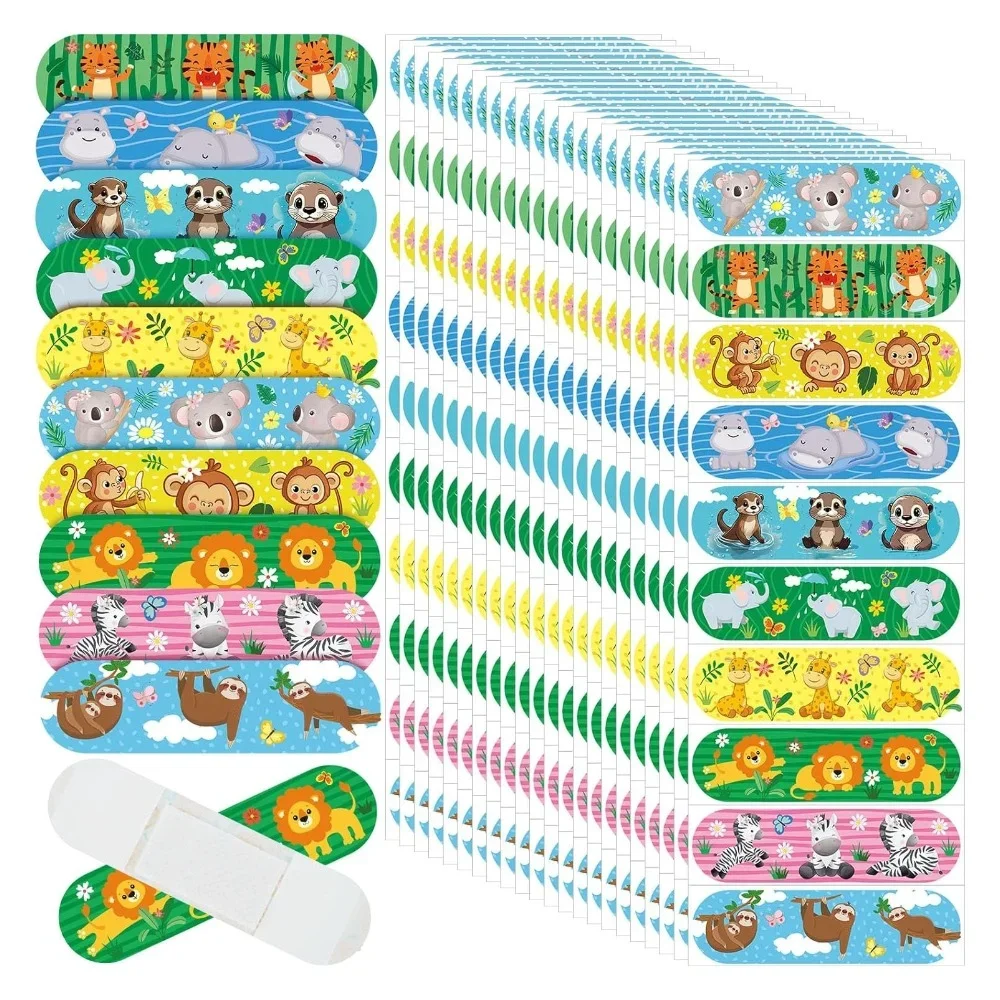 جديد 30/50/100 قطعة الضمادات الكرتون للأطفال مقاوم للماء تنفس الأطفال لاصق الفرقة المعونة ملصقات حماية الفتيات الفتيان