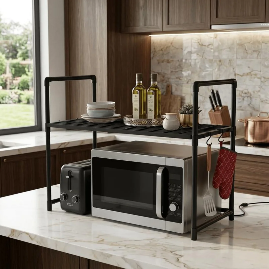 Multifunctional Microwave Rack - Kitchen Appliances Stores ulasan dan harga