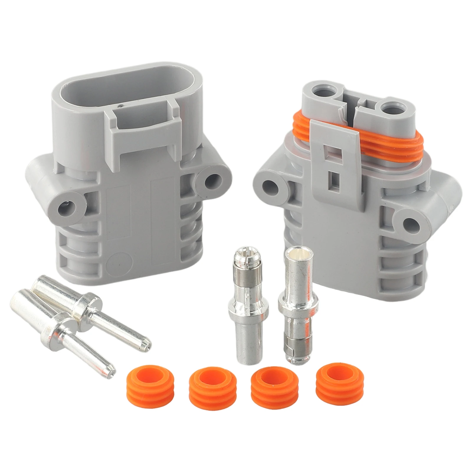    Steckverbinder für Anderson-50Amp 600V 6 AWG Grau Gabelstapler-Kabel Stromstecker - Solarpanel-Kabelverbinder