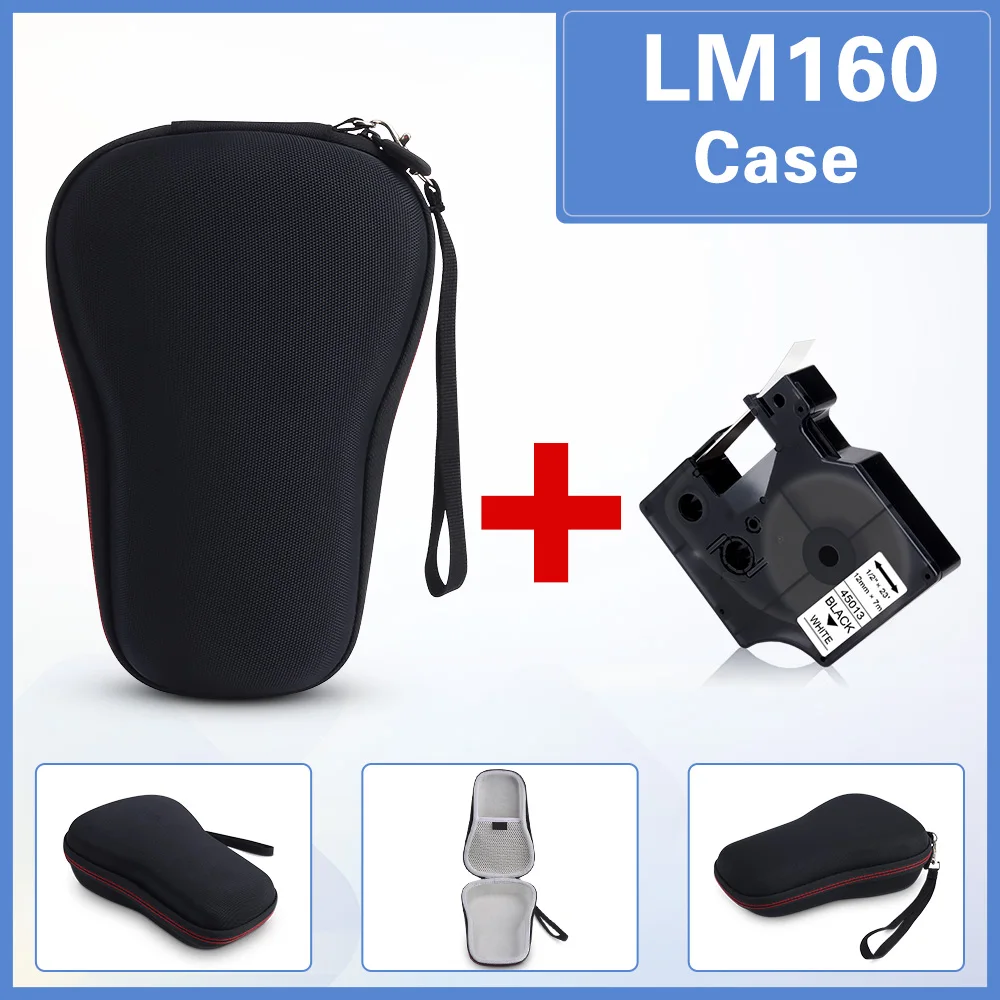 Label Printer Case For Dymo Labelmanager 160 280 LM160 Handheld Label Maker for Dymo D1 45013 Label Portable Travel Carrying Box