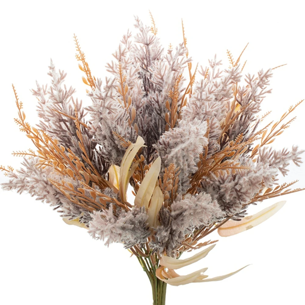 

Artificial Plants Reeds Newyear Wedding Garden Table Decora Flower Brial Bouquets Flower Garland Courtyard Table DIY Gifts Props