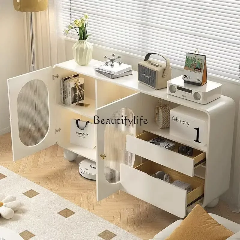 FG52**Postmodern simple bay window cabinet French light luxury bedroom locker