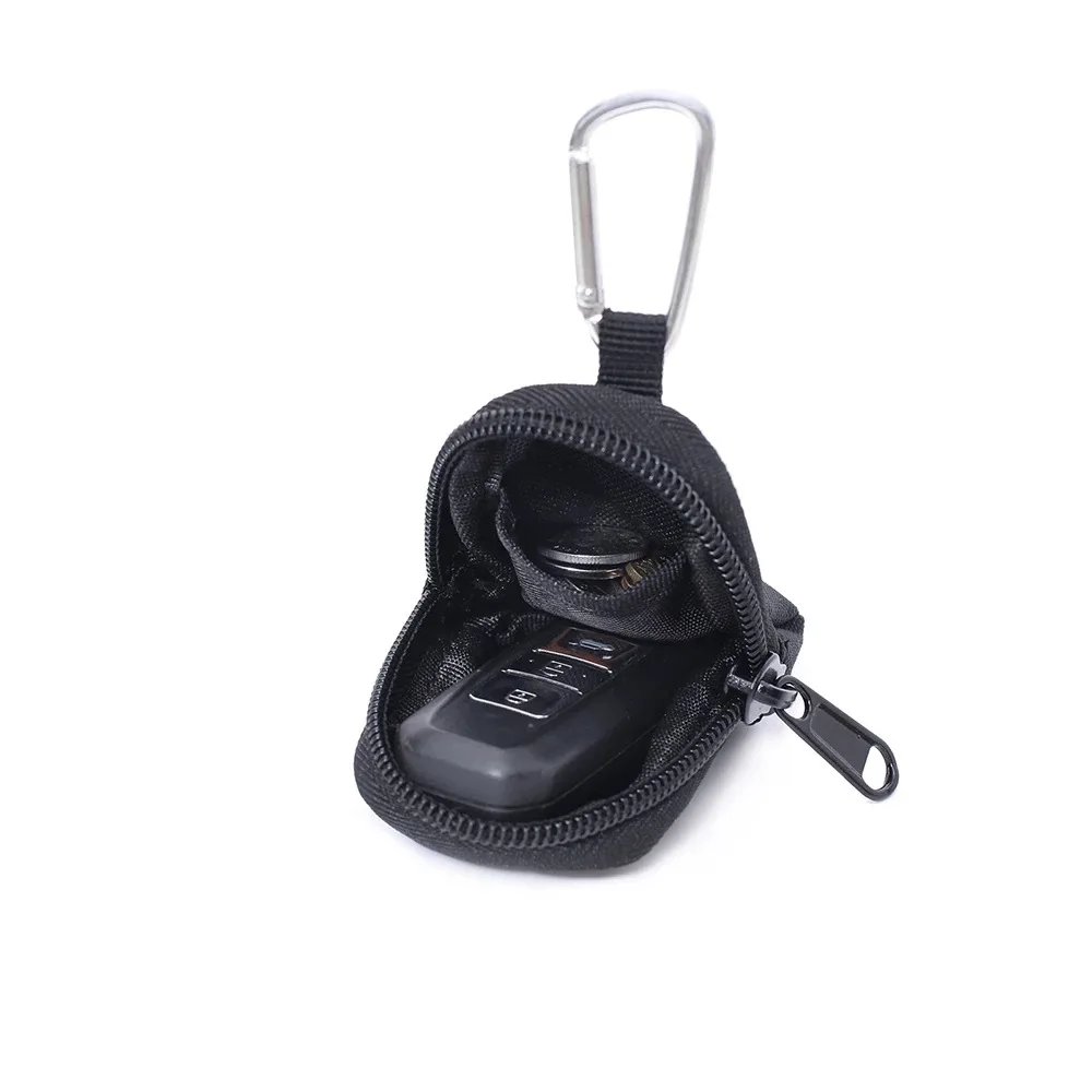 

Portable mini car key case for military enthusiasts in vehicles, round and wear-resistant coin purse