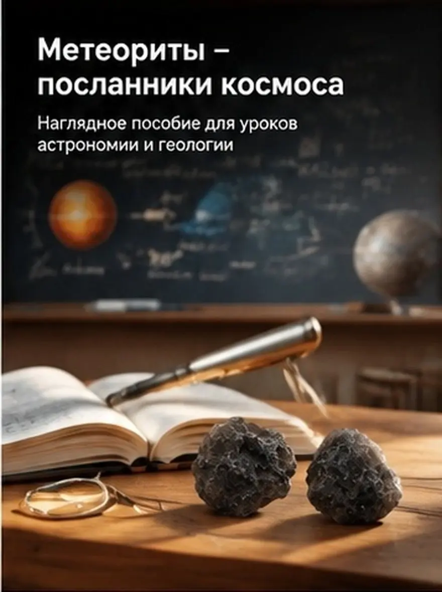 2Pcs Meteorite Specimen Rough Stone Science Teaching Rock for Student Learning Astronomy Enthusiasts Meteorite Ornament