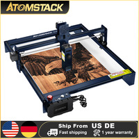 AtomStack A10 Pro 50W Laser Engraver 10W Optical Power Fixed-Focus CNC Offline DIY Metal Engraving Wood Acrylic Cutting Machine