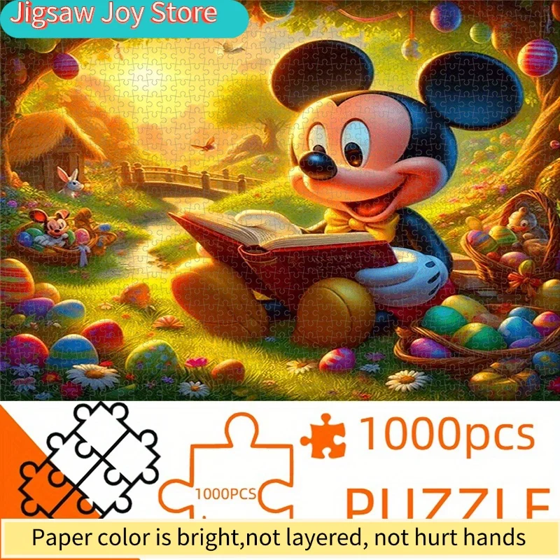 

Бумажный пазл Disney, пазл-конструктор, пазл-головоломка «Пасхальное яйцо», пазл для взрослых, бумажный пазл, подходит для быстрого сбора, семейная игра