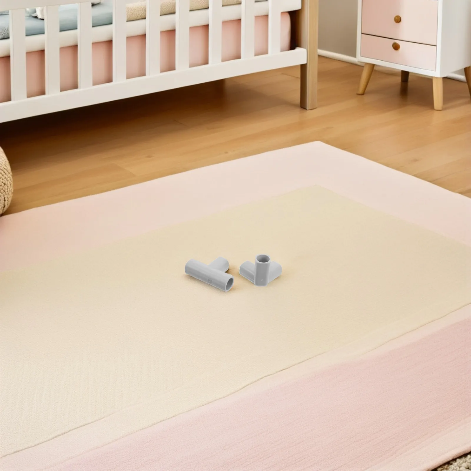 

10 шт. соединителей для детского манежа, Т-образные трубчатые соединители 22 мм для каркаса детского ограждения, портативные комплектующие для ремонта игровых зон, фурнитура